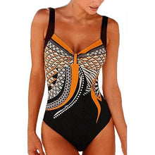 Load image into Gallery viewer, Minimalism Le Retro Print One Piece Swimsuit