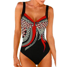 Load image into Gallery viewer, Minimalism Le Retro Print One Piece Swimsuit