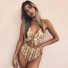 Load image into Gallery viewer, Minimalism Le Sexy Print Bikinis